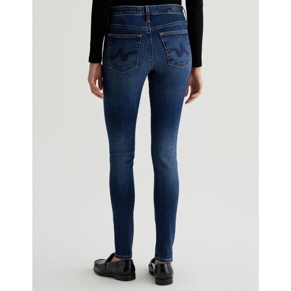 AG Farrah Skinny Jeans 28R Dark Wash Contour 360 High Rise Stretch Denim - Picture 10 of 11